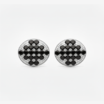 Load image into Gallery viewer, Mahima | 18-Stones Silver Earrings