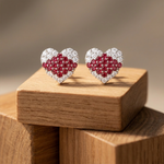Load image into Gallery viewer, Mahika | 16 Stone Silver Earrings
