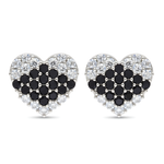 Load image into Gallery viewer, Mahika | 16 Stone Silver Earrings