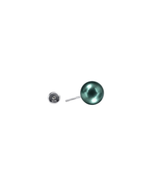 Load image into Gallery viewer, Mukt | Pearl Silver Earrings 10mm