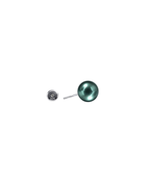 Load image into Gallery viewer, Mukt | Pearl Silver Earrings 8mm