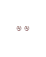 Load image into Gallery viewer, Mukt | Pearl Silver Earrings 6mm | English Back