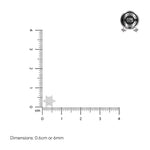 Load image into Gallery viewer, Manya | 7-Stone Silver Nosepin
