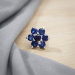 Load image into Gallery viewer, Manya | 7-Stone Silver Nosepin