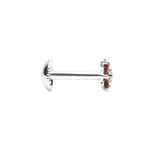 Load image into Gallery viewer, Manya | 7-Stone Silver Nosepin