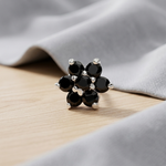 Load image into Gallery viewer, Manya | 7-Stone Silver Nosepin