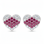 Load image into Gallery viewer, Mahika | 16 Stone Silver Earrings