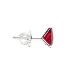 Load image into Gallery viewer, Mithi | Triangle Shaped Silver Earrings