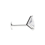 Load image into Gallery viewer, Mithi | Triangle Shaped Silver Nosepin