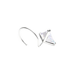 Load image into Gallery viewer, Mithi | Triangle Shaped Silver Nosepin