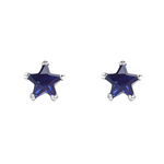 Load image into Gallery viewer, Mira | Star Shaped Silver Earrings