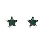 Load image into Gallery viewer, Mira | Star Shaped Silver Earrings