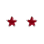 Load image into Gallery viewer, Mira | Star Shaped Silver Earrings