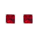 Load image into Gallery viewer, Manini | Square Shaped Silver Earrings