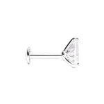 Load image into Gallery viewer, Madira | Heart Shaped Silver Nosepin