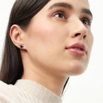 Load image into Gallery viewer, Manini | Square Shaped Silver Earrings