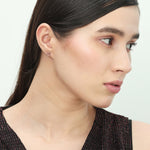 Load image into Gallery viewer, Manini | Square Shaped Silver Earrings
