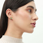 Load image into Gallery viewer, Manini | Square Shaped Silver Earrings
