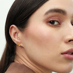 Load image into Gallery viewer, Manini | Square Shaped Silver Earrings