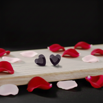 Load image into Gallery viewer, Madira | Heart Shaped Silver Earrings