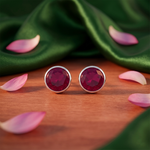 Load image into Gallery viewer, Mina | Katori Stone Silver Earrings