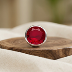 Load image into Gallery viewer, Mina | Katori Stone Silver Nose Pin
