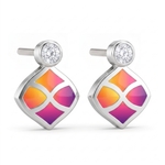 Load image into Gallery viewer, Mika | Geometric Laser Drop Earrings