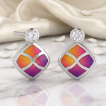 Load image into Gallery viewer, Mika | Geometric Laser Drop Earrings