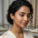 Load image into Gallery viewer, Mahima | 18-Stones Silver Earrings
