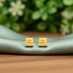 Load image into Gallery viewer, Manini | Square Shaped Silver Earrings