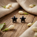 Load image into Gallery viewer, Mira | Star Shaped Silver Earrings