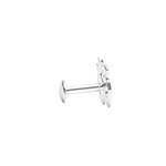 Load image into Gallery viewer, Mudra | Ohm Shaped Silver Nosepin
