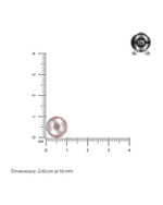 Load image into Gallery viewer, Mukt | Pearl Silver Earrings 10mm