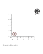 Load image into Gallery viewer, Mukt | Pearl Silver Earrings 8mm