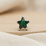 Load image into Gallery viewer, Mira | Star Shaped Silver Nosepin