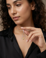 Load image into Gallery viewer, Matrika | Long Triangle Silver Pendant
