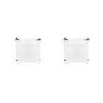 Load image into Gallery viewer, Manini | Square Shaped Silver Earrings