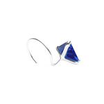 Load image into Gallery viewer, Mithi | Triangle Shaped Silver Nosepin