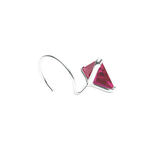 Load image into Gallery viewer, Mithi | Triangle Shaped Silver Nosepin