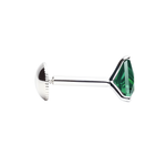 Load image into Gallery viewer, Mithi | Triangle Shaped Silver Earrings