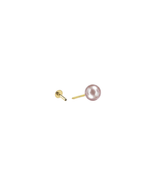 Load image into Gallery viewer, Mukt | Pearl Silver Earrings 6mm | Kids/2nd Stud Screw