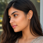 Load image into Gallery viewer, Medha | 7-Stone Starburst Stud Earrings
