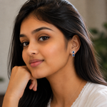 Load image into Gallery viewer, Miraya | Enamel Star Drop Earrings
