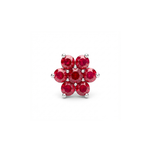 Load image into Gallery viewer, Manya | 7-Stone Silver Nosepin