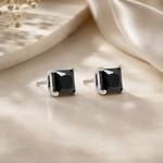Load image into Gallery viewer, Mukul | Classic Square Stone Studs