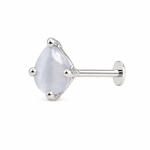 Load image into Gallery viewer, Mishka | Water Drop Stone Stud Earrings