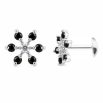 Load image into Gallery viewer, Medha | 7-Stone Starburst Stud Earrings