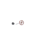 Load image into Gallery viewer, Mukt | Pearl Silver Earrings 6mm | English Back