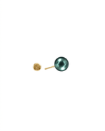 Load image into Gallery viewer, Mukt | Pearl Silver Earrings 8mm