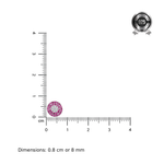 Load image into Gallery viewer, Maitri | 37-Stone Round Cluster Earrings